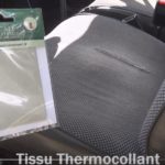 Réparer un siège en tissu déchiré avec du tissu thermocollant
