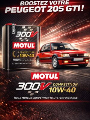 10W40 Motul Huile moteur peugeot 205