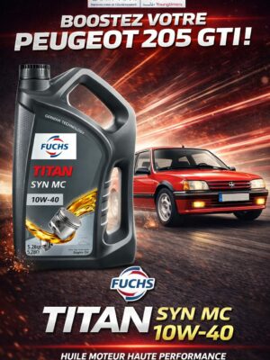 huile moteur 10W40 Peugeot 205 chti comtpoir huile moteur pas cher 10W40
