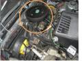 Remplacer changer le filtre a air moteur sur Fiat 127 Abarth 903 963 1050 (12)